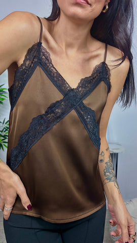 Lencera Satén Marrón Lencera Satén Marrón