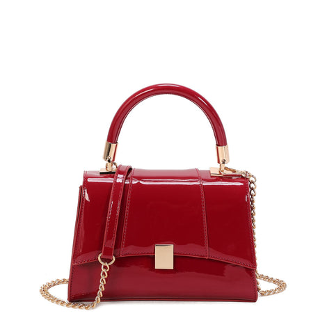 Bolso Acharolado Rojo Oscuro Bolso Acharolado Rojo Oscuro