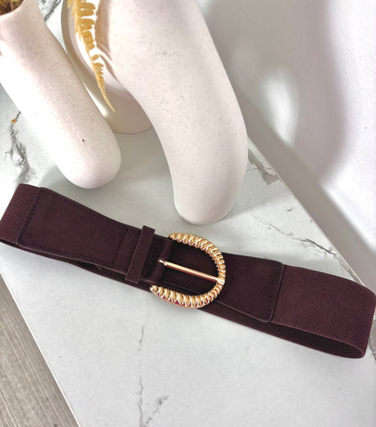 Cinturón Elastico Marrón Cinturón Elastico Marrón