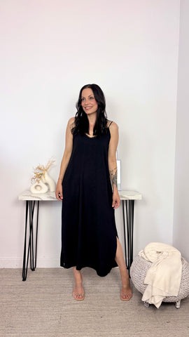 Vestido Lencero Negro Vestido Lencero Negro