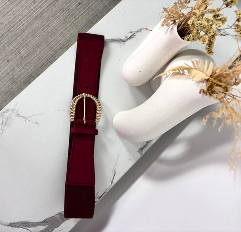 Cinturón Elastico Burdeos Cinturón Elastico Burdeos