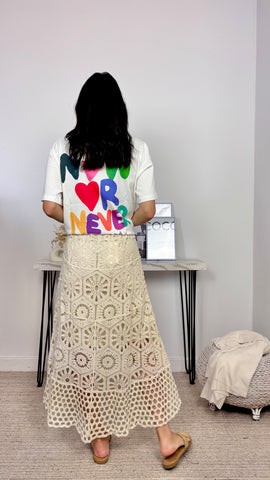 Falda Crochet Midi Falda Crochet Midi