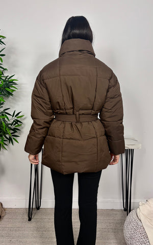 Cazadora Acolchada Marrón Cazadora Acolchada Marrón