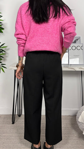 Pantalón Pinzas Negro Pantalón Pinzas Negro