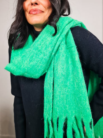 Bufanda Flecos Verde Bufanda Flecos Verde
