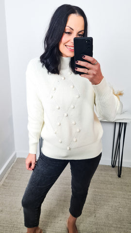 Jersey Pompones Crudo Jersey Pompones Crudo