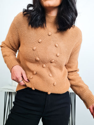 Jersey Pompones Camel Jersey Pompones Camel