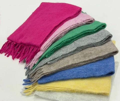 Bufanda Flecos Verde Bufanda Flecos Verde