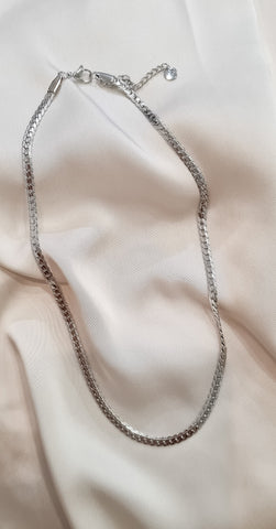 Cadena Acero Plateado ( Eslabones Espiga ) - LaBloomyShop Cadena Acero Plateado ( Eslabones Espiga ) - LaBloomyShop