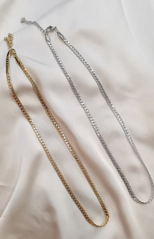 Cadena Acero Plateado ( Eslabones Espiga ) - LaBloomyShop Cadena Acero Plateado ( Eslabones Espiga ) - LaBloomyShop