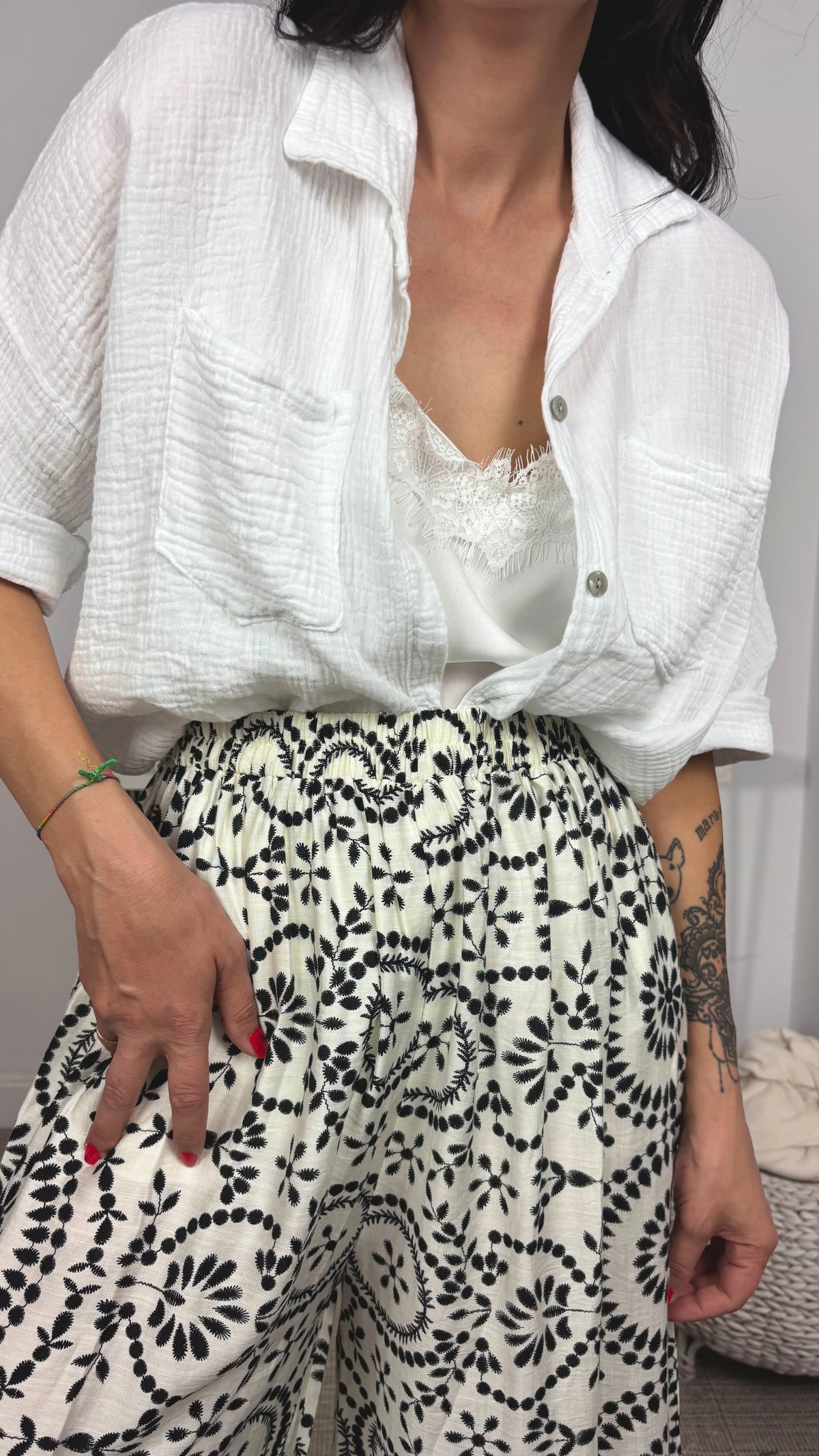Camisa Bambula Blanco