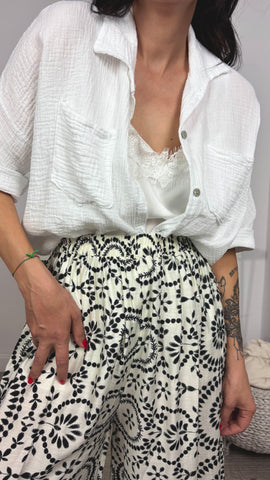Camisa Bambula Blanco