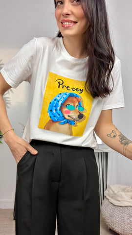 Camiseta Pretty Amarillo
