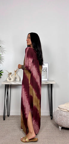 Vestido Degradé Marrón