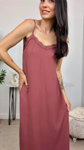 Vestido Lencero Rosa