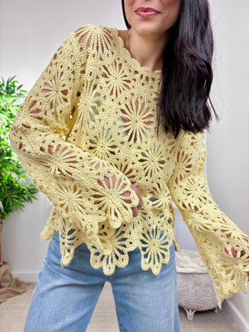 Jersey Crochet Amarillo