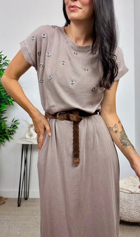 Vestido Eyelets Topo