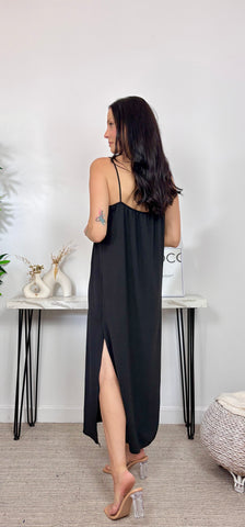 Vestido Lencero Negro