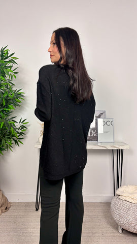 Jersey Lentejuelas Negro