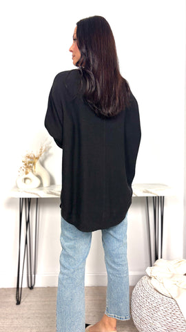 Jersey Basic Oversize Negro