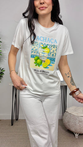 Camiseta Estampado Cachaça