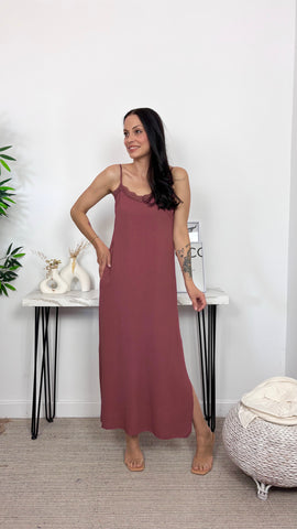 Vestido Lencero Rosa
