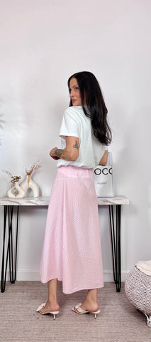 Falda Vichy Rosa
