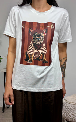 Camiseta Bulldog Chocolate