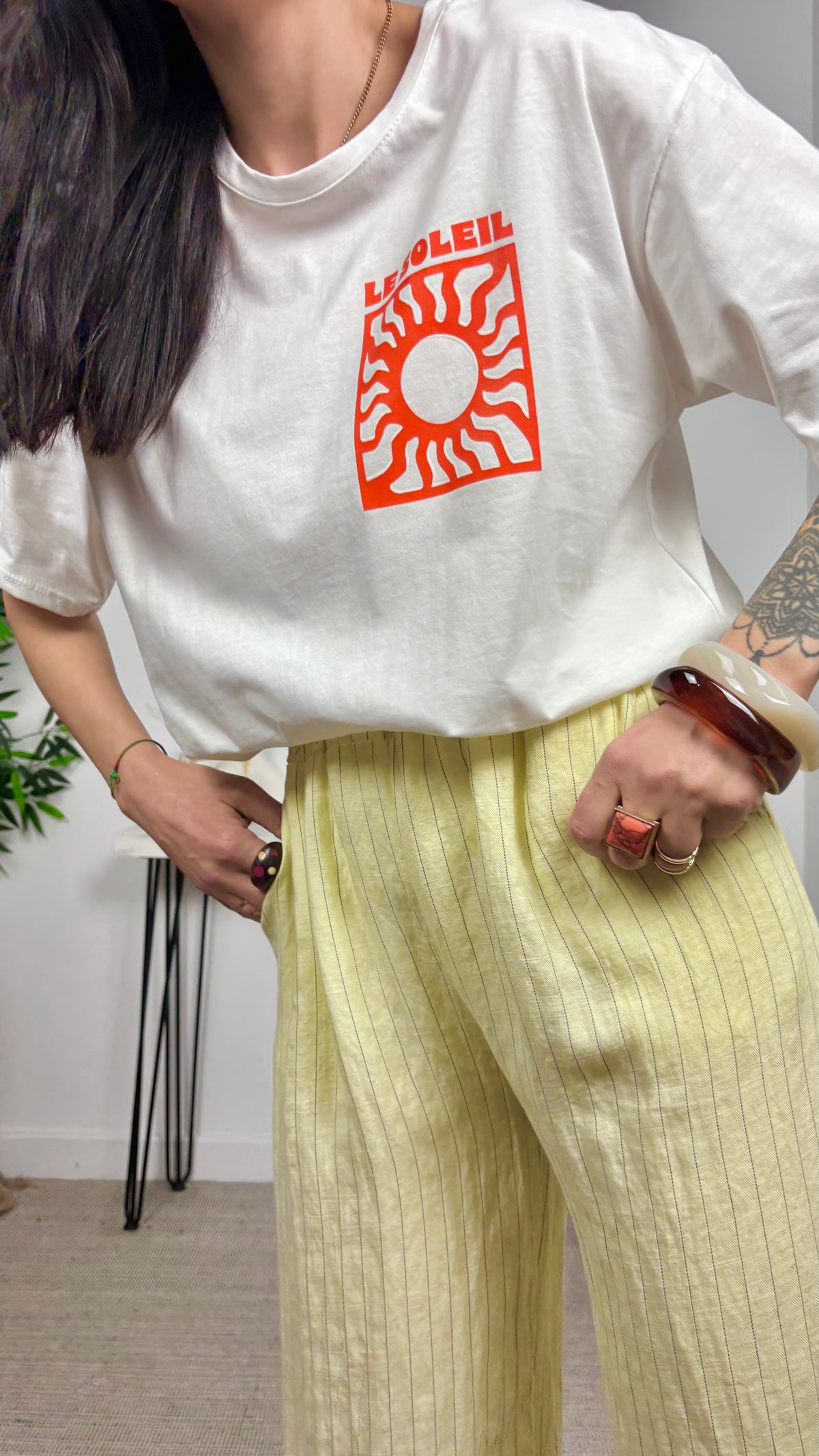 Camiseta Soleil Blanco