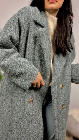 Abrigo Oversize Gris