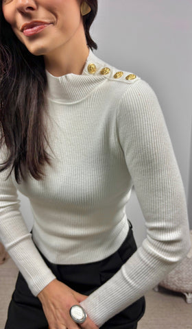 Jersey Botones Crudo