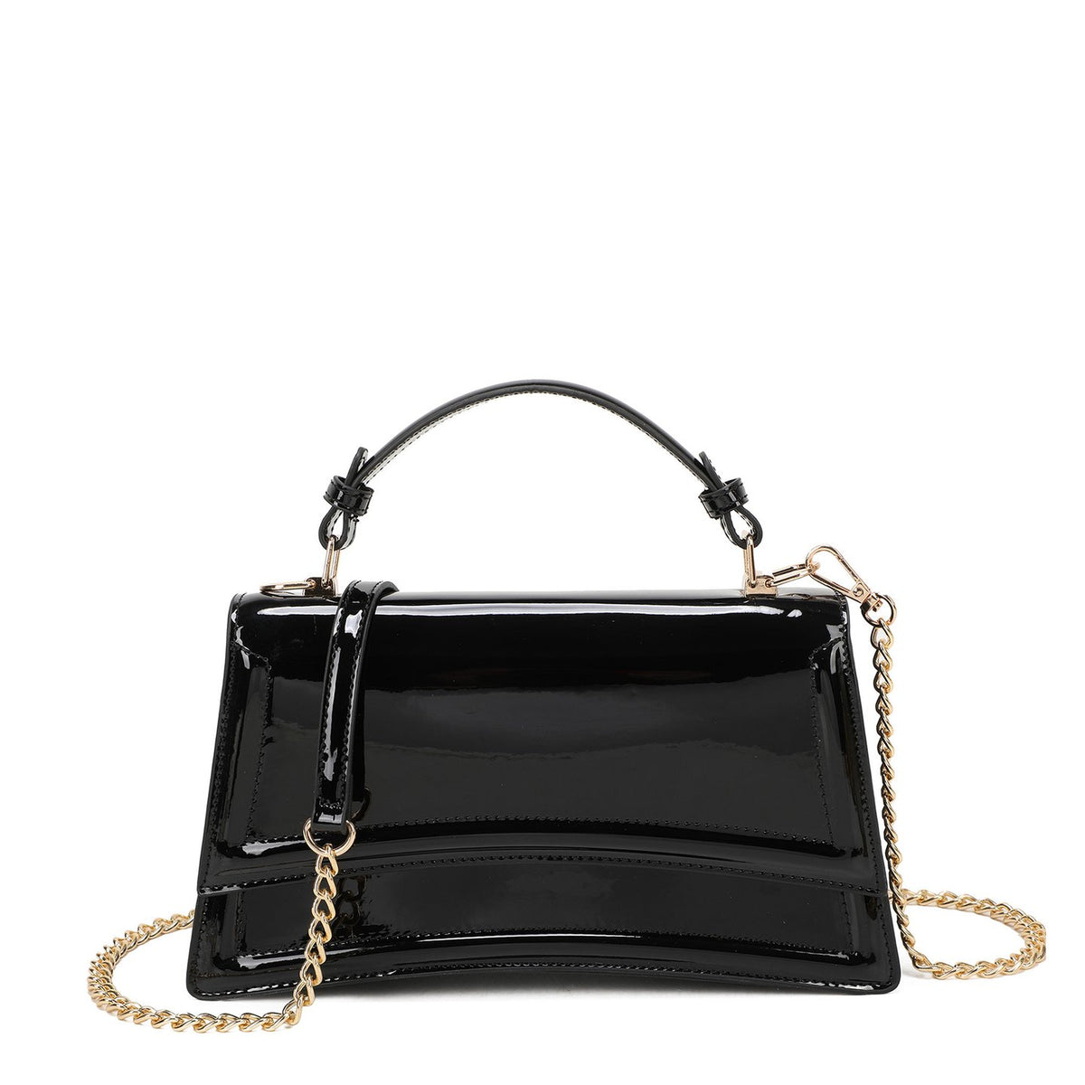 Bolso Mini Charol Negro