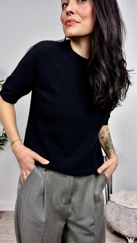 Jersey Manga Corta Negro