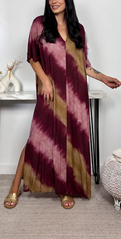 Vestido Degradé Marrón