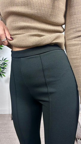 Pantalón Elástico Flare  Negro