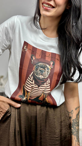 Camiseta Bulldog Chocolate