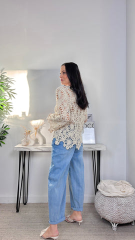 Jersey Crochet Beis