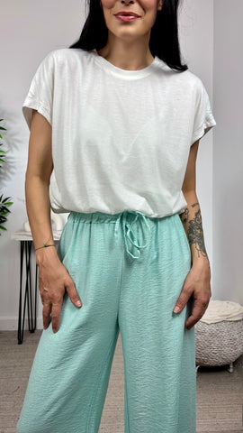 Camiseta Bajo Doblado Blanco