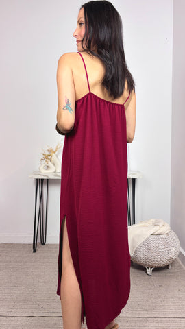 Vestido Lencero Cereza