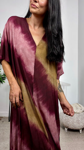Vestido Degradé Marrón