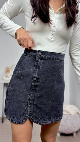 Falda Vaquera Strass