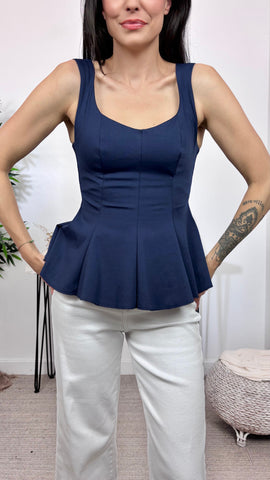 Top Evasé Marino