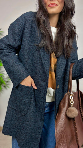 Abrigo Básico Corto Marino