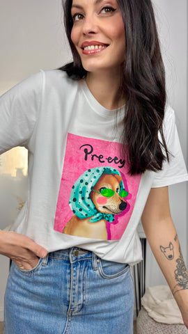 Camiseta Pretty Rosa