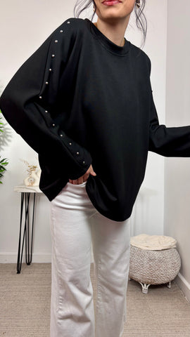Camiseta Tachuelas Negro