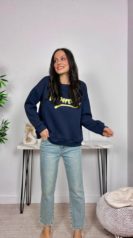 Sudadera Supercool Marino