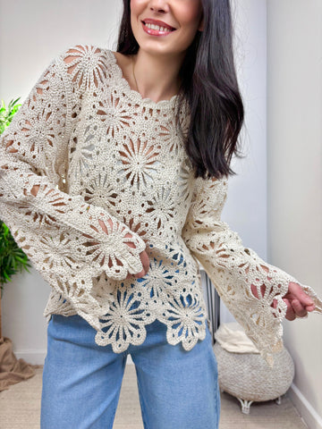 Jersey Crochet Beis