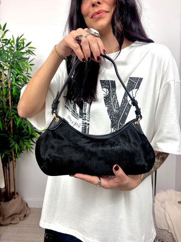 Bolso Mini Pelito Negro