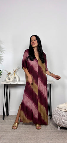 Vestido Degradé Marrón