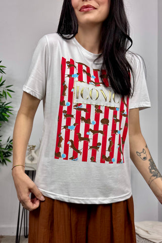 Camiseta Salchicha Stripes